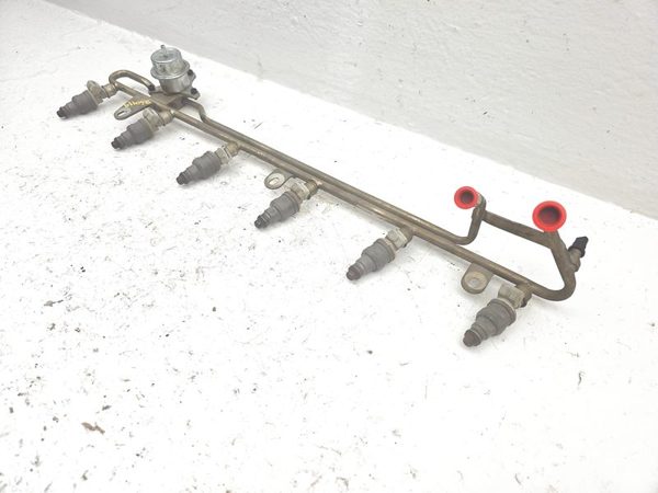 1987-1996 Ford F150 Complete Fuel Rail With Injectors Set Loaded Oem 4.9L — photo 7