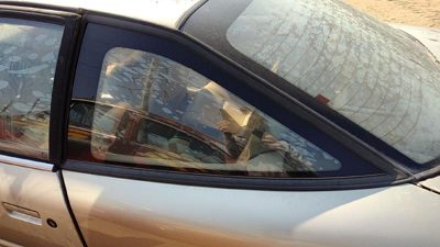 1991-1996 Saturn Sc2 Coupe Driver Left Rear Quarter Glass Back Side Window Oem