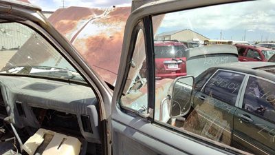81-86 Ram W250 Passenger Right Front Vent Window Small Door Glass With Frame