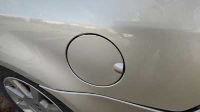 2007-2009 Lincoln Mkz Fuel Tank Door With Hinge Gas Lid Oem Filler Silver Jp