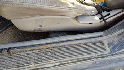 1996-1999 Saturn Sl1 Driver Left Side Seat Trim Panel Oem Gray