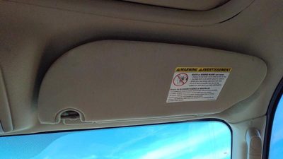 2007-2008 Lincoln Navigator Passenger Right Sun Visor Oem Tan 7L2z7804104aa