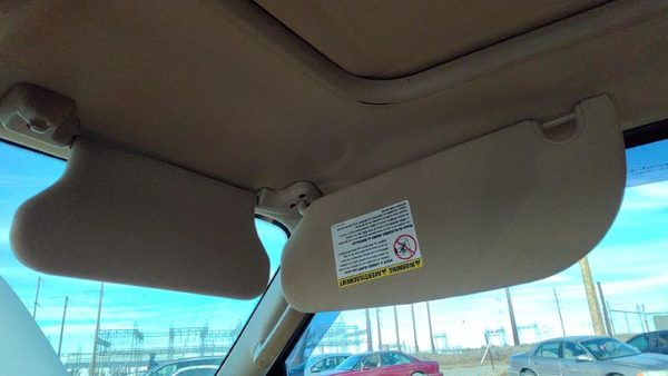2007-2008 Lincoln Navigator Passenger Right Sun Visor Oem Tan 7L2z7804104aa — photo 4