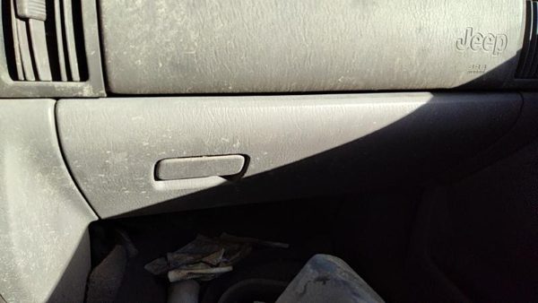 99-04 Jeep Grand Cherokee Glove Box Assembly Complete Door With Latch Oem Gray — photo 3