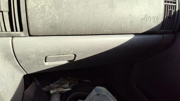 99-04 Jeep Grand Cherokee Glove Box Assembly Complete Door With Latch Oem Gray — photo 2