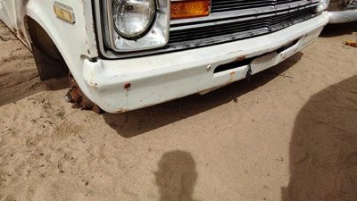 1971-1978 Dodge Van B200 Front Bumper With Brackets Assembly Oem White 02959524
