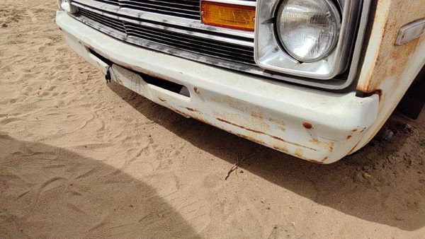 1971-1978 Dodge Van B200 Front Bumper With Brackets Assembly Oem White 02959524 — photo 5
