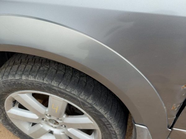 05-09 Legacy Outback Driver Left Front Wheel Flare Moulding Fender Silver Slq — photo 2