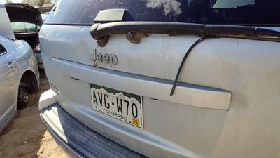 07-10 Jeep Grand Cherokee Liftgate Hatch Rear Outside Door Handle Oem Silver Ps2