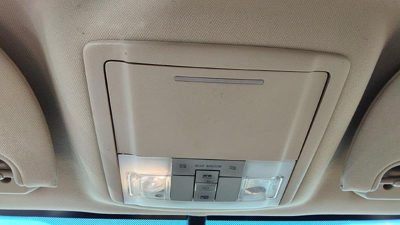 2008 Lincoln Navigator Center Overhead Console Oem Dome Light Map Lamp Cubby Tan