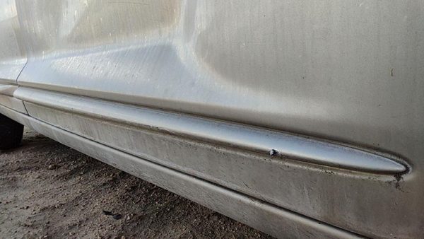 02-05 Pt Cruiser Passenger Right Front Moulding From Door Trim Strip Pkj Almond — photo 3
