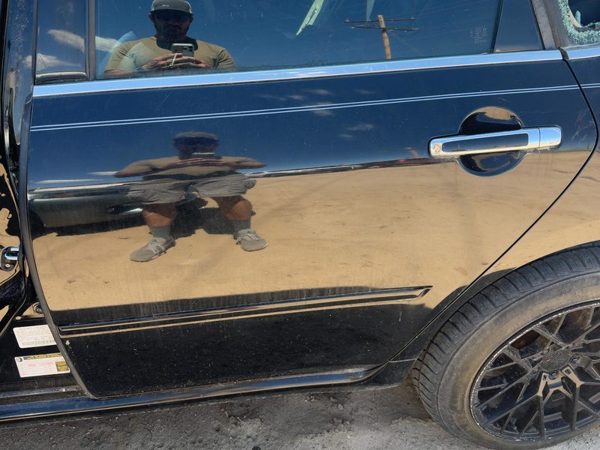 2007 INFINITI M35 Rear Door LH Black Obsidian KH3 — photo 2