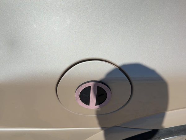 00-06 Lincoln Ls Fuel Tank Door With Hinge Gas Lid Oem Filler Ivory Parchment Hc — photo 2