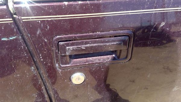 93 Cadillac Fleetwood Passenger Right Front Outside Door Handle Oem Lever Maroon — photo 4