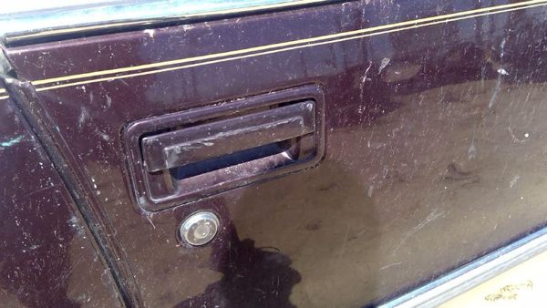 93 Cadillac Fleetwood Passenger Right Front Outside Door Handle Oem Lever Maroon — photo 8