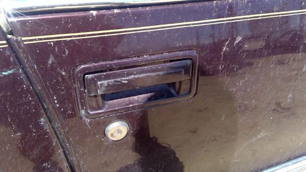 93 Cadillac Fleetwood Passenger Right Front Outside Door Handle Oem Lever Maroon — photo 6