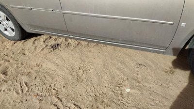 06-08 Impala Passenger Right Lower Rocker Panel Moulding Side Skirt Bronze 53U