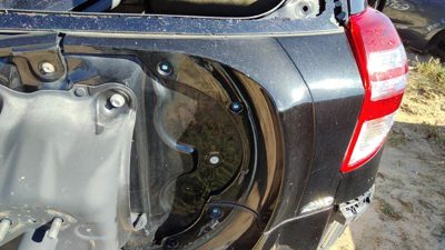 2009-2012 Toyota Rav-4 Upper Moulding Trim From Back Hatch Oem 202 Black