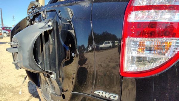 2009-2012 Toyota Rav-4 Upper Moulding Trim From Back Hatch Oem 202 Black — photo 3