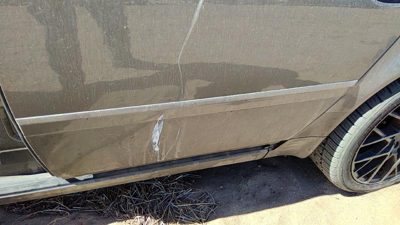 2002-2004 Audi A6 Driver Left Rear Moulding From Door Oem Back Trim Strip Gold