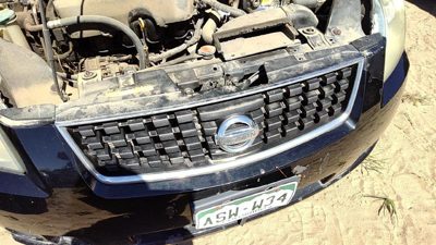 2007-2009 Nissan Sentra Front Grille Assembly Oem Black Kh3 62070Et000