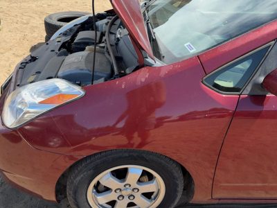 04-09 Prius Driver Left Front Fender Oem Emblem Mounting Holes Salsa Red 3Q3