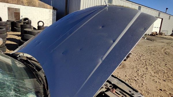 2003 Lincoln Town Car Hood Silver Hail — photo 1