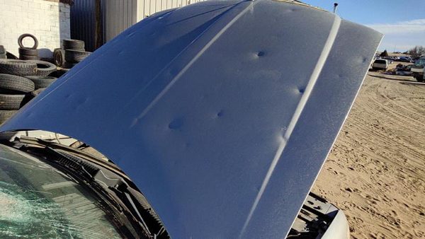 2003 Lincoln Town Car Hood Silver Hail — photo 3
