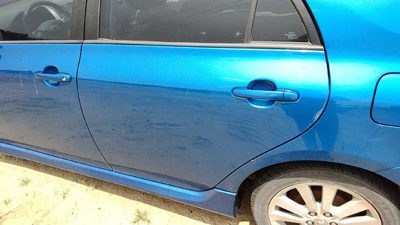 2010 Toyota Corolla Rear Door LH Blue 8T7