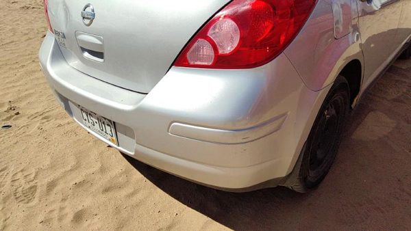 2007-2011 Nissan Versa Rear Bumper Cover Assembly Oem Back Silver K23 Hem22Em30J — photo 2