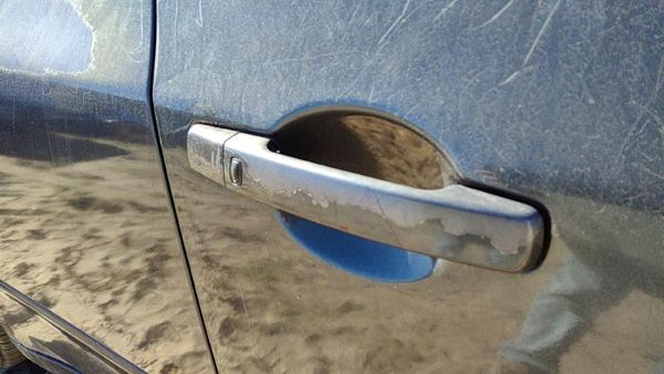 07-13 Altima Passenger Right Front Outside Door Handle K50 Dark Slate 4 Door — photo 2