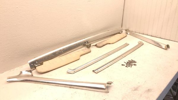 64-66 Thunderbird Interior Trim Chrome Windshield Trim Door Trim Left And Right — photo 3