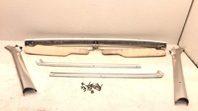 64-66 Thunderbird Interior Trim Chrome Windshield Trim Door Trim Left And Right