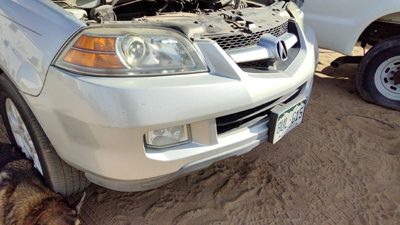 2004-2006 Acura Mdx Front Bumper Cover Assembly Oem Silver 04711S3Va80Zz