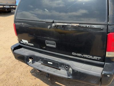 2001 Blazer S10/jimmy S15 Trunk/decklid/hatch/tailgate Black 41U