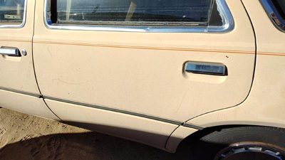 1984 Ford Tempo Rear Door LH Tan