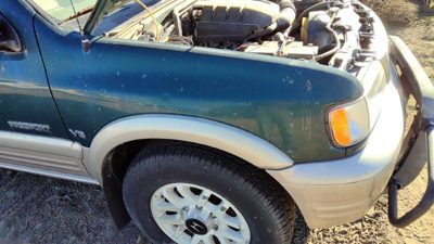 1998-2002 Honda Passport Passenger Right Front Fender Oem Hgm Huntsman Green