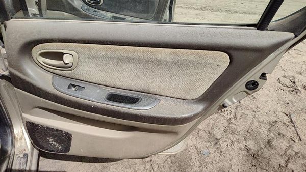 00-01 Nissan Maxima Passenger Right Rear Door Trim Panel With Switches Back Tan — photo 1