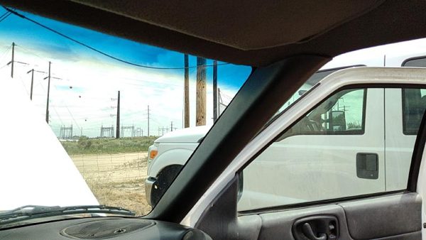 1999 S10 Pickup Passenger Right A Pillar Trim Windshield Post Panel Oem Gray 12D — photo 1