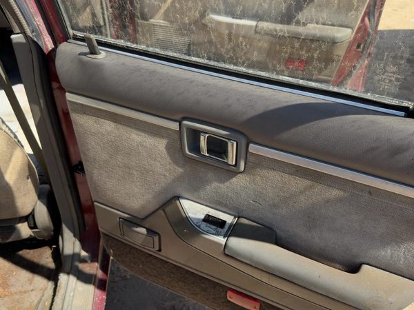 85-88 Nissan Maxima Passenger Right Rear Door Trim Panel With Switches Back Gray — photo 4