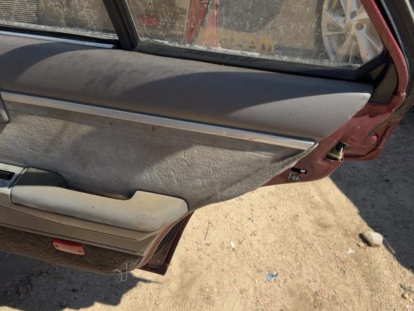 85-88 Nissan Maxima Passenger Right Rear Door Trim Panel With Switches Back Gray — photo 3