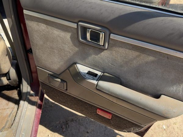 85-88 Nissan Maxima Passenger Right Rear Door Trim Panel With Switches Back Gray — photo 6