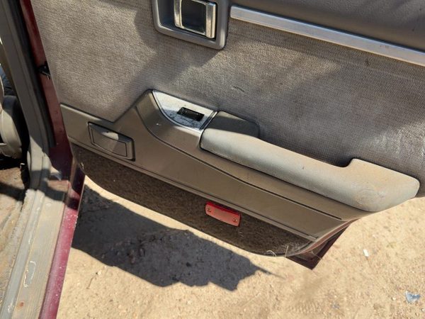 85-88 Nissan Maxima Passenger Right Rear Door Trim Panel With Switches Back Gray — photo 7