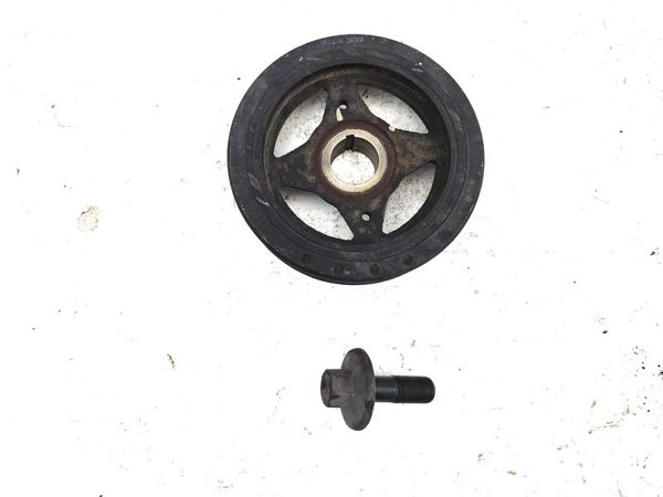 2007-2012 Nissan Versa Harmonic Balancer Crankshaft Pulley With Bolt Oem 1.8L — photo 1