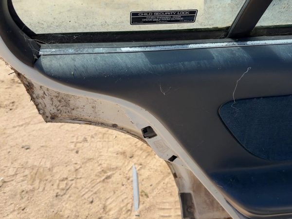 92-95 Olds Eighty Eight Driver Left Rear Door Trim Panel With Switches Back Blue — photo 4