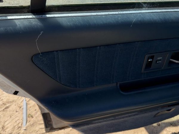 92-95 Olds Eighty Eight Driver Left Rear Door Trim Panel With Switches Back Blue — photo 6