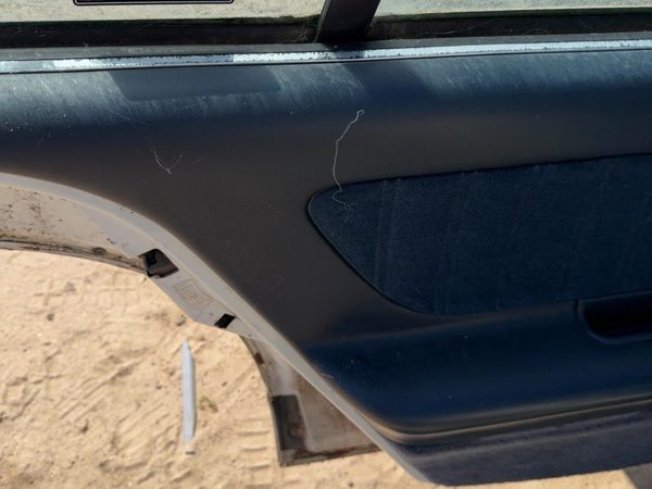 92-95 Olds Eighty Eight Driver Left Rear Door Trim Panel With Switches Back Blue — photo 8