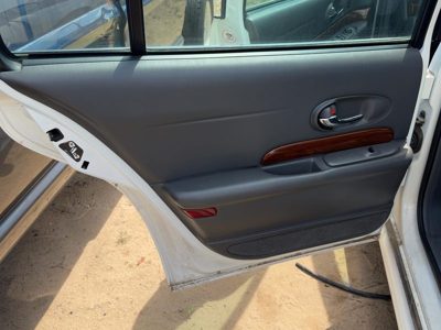 04-05 Buick Lesabre Driver Left Rear Door Trim Panel With Switches Back Gray 93C