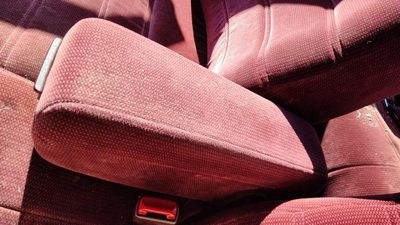 1995-1999 Chevy Lumina Center Console Arm Rest Assembly Oem Fold Down Red