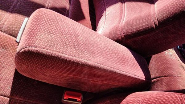 1995-1999 Chevy Lumina Center Console Arm Rest Assembly Oem Fold Down Red — photo 1